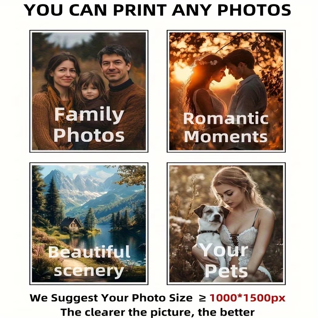 6pcs/set Custom Canvas Prints  - Photography Kit avis et prix