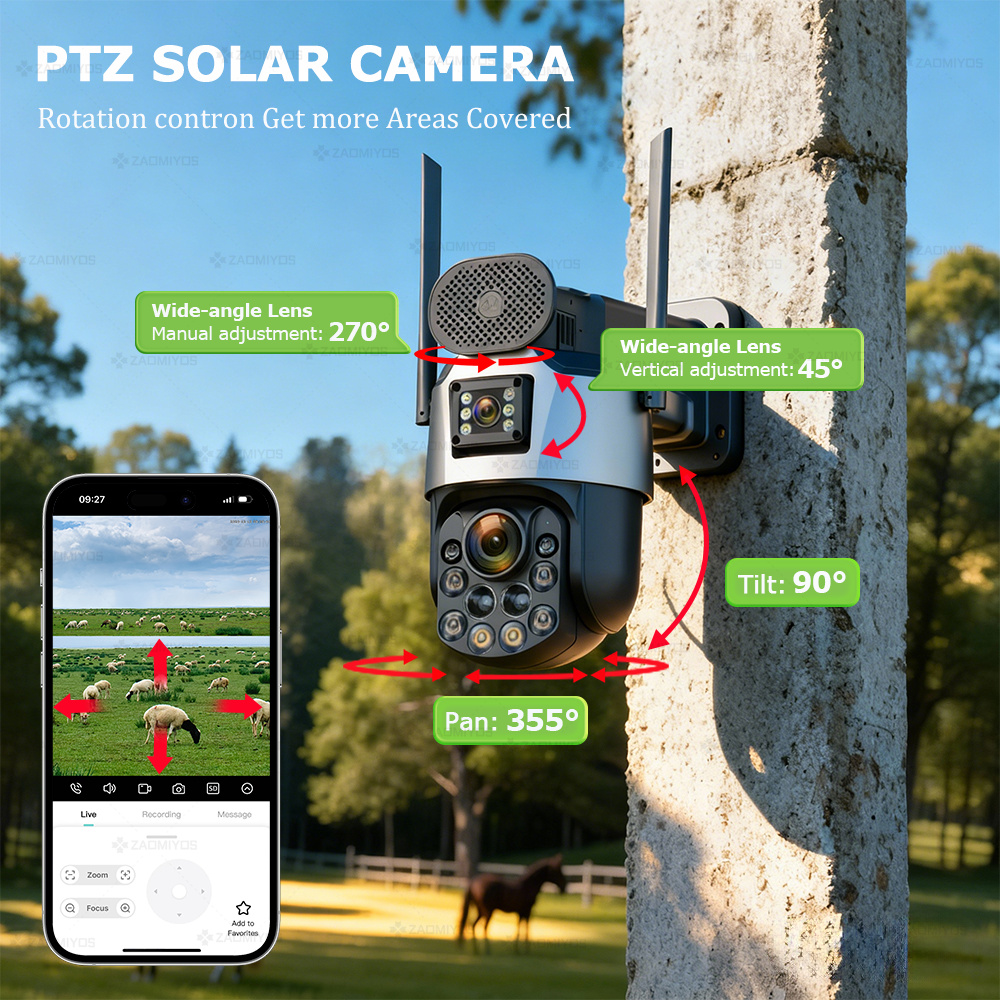 Dual Lens Home Outdoor Surveil - Photography Term avis et prix