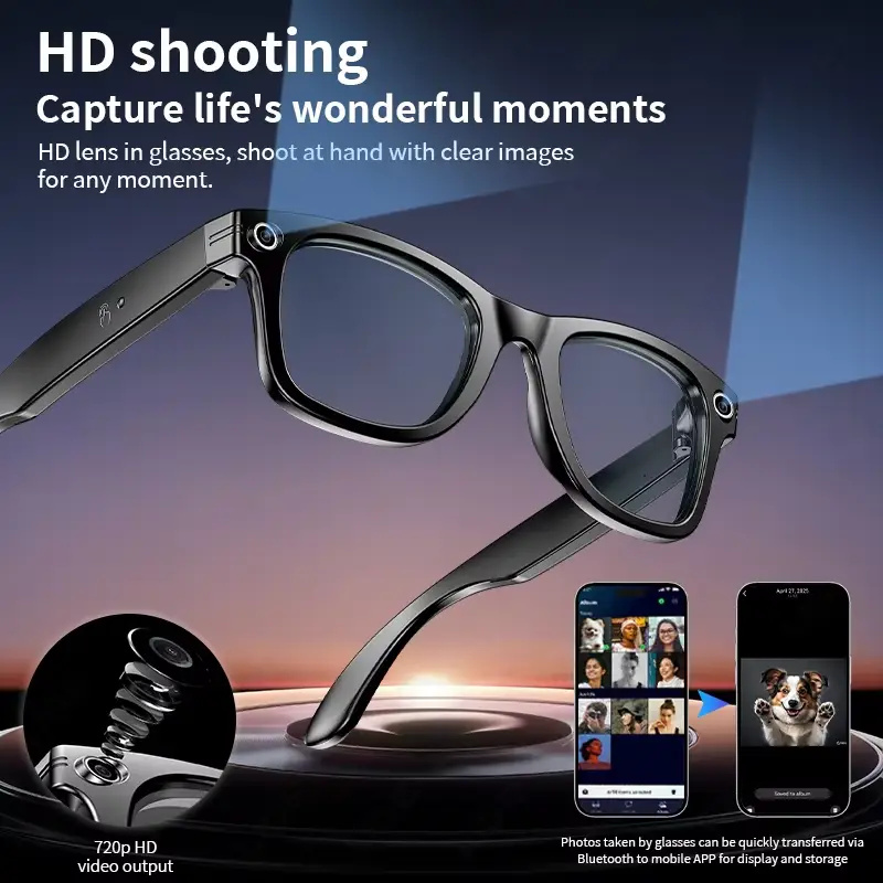 AI Smart Glasses with 8MP Came - Photography Unit avis et prix